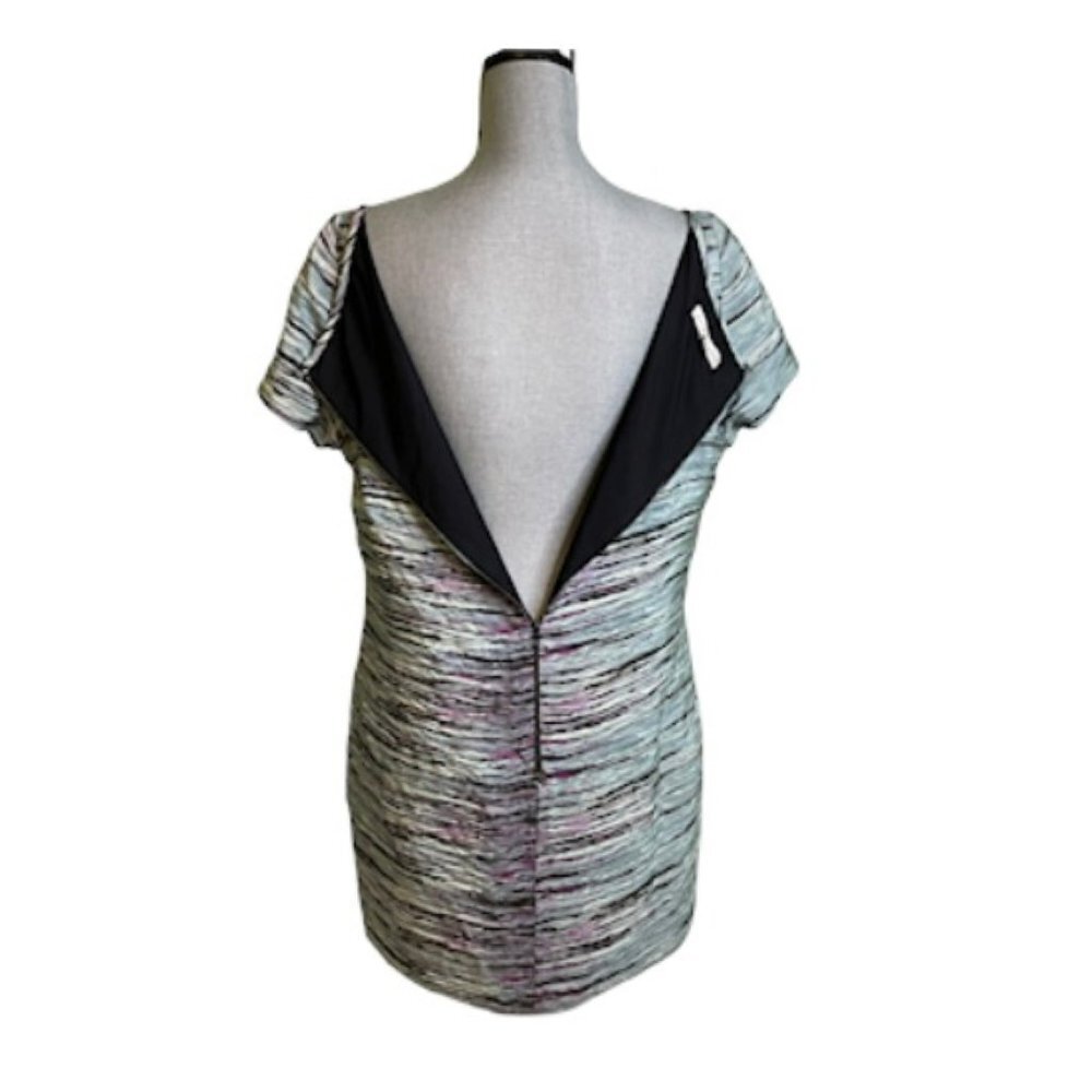 BRIAN REYES 100% SILK ZEBRA DRESS SIZE 12 - Picture 4 of 9